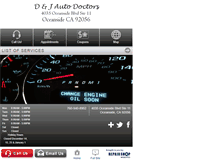 Tablet Screenshot of djautodoctors.com